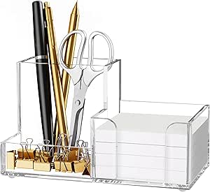 Vtopmart 6 Pack Clear Stackable Storage Bins with Lids, Large Plastic Containers with Handle for Pantry Organizer and Storage,Perfect for Bathroom,Cabinet,Kitchen,Fridge,Closet Organization